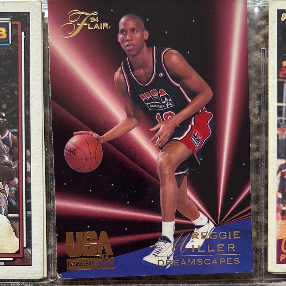 Fleer '94 Basketball Card - Red and Black